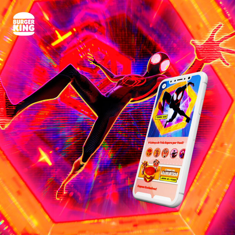 Spiderverse-Buger king do Brasil
